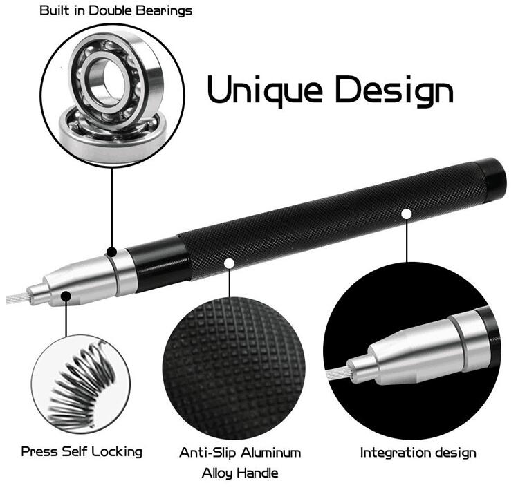 Justerbar längdhastighetsrep
