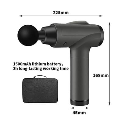 LED -pekskärmsmassage pistol