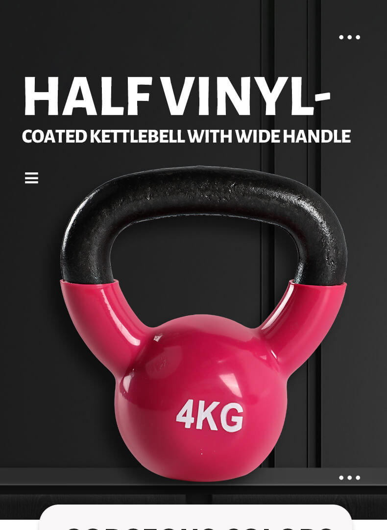 Gummibelagd kettlebell