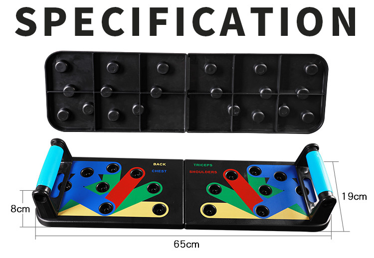 12-funktioner Pushup Board