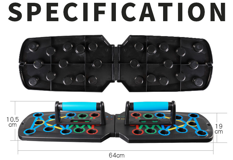 22-funktioner Pushup Board