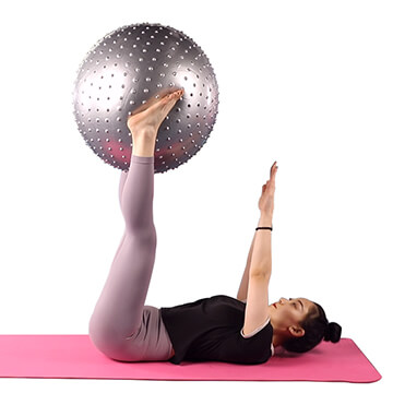 PVC Yoga Ball med Massage Points PVC Yoga Ball med Massage Points