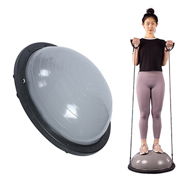 Bosu boll med motståndsband Bosu boll med motståndsband