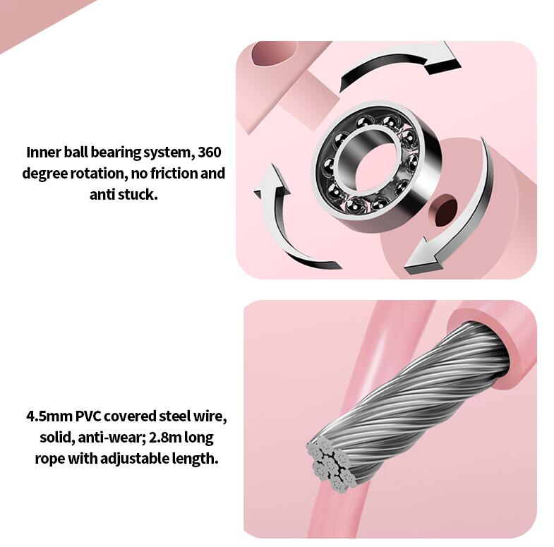 Makaronfärgad räkning av hopprepleverantör