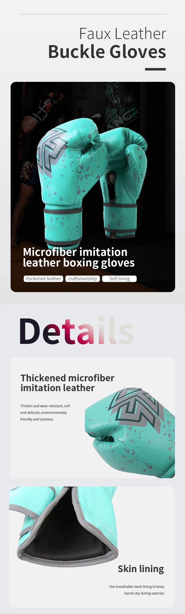 Faux läderspännehandskar Faux läderspännehandskar