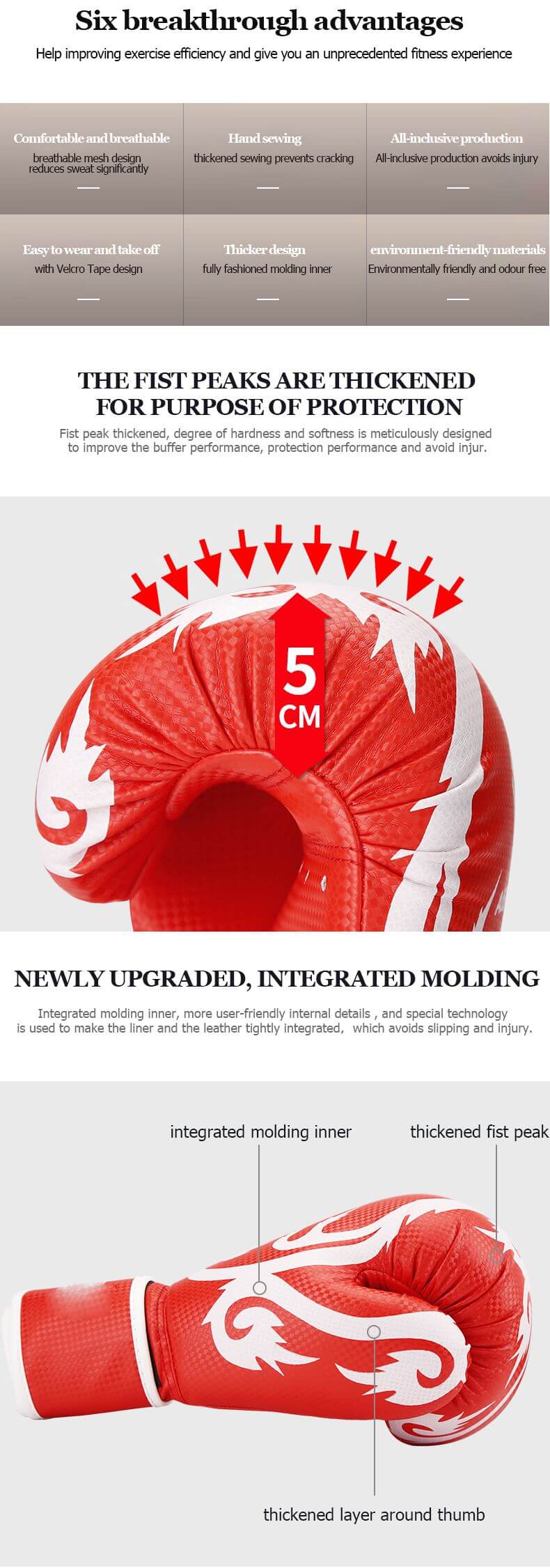 Pro boxningsutbildningshandskar