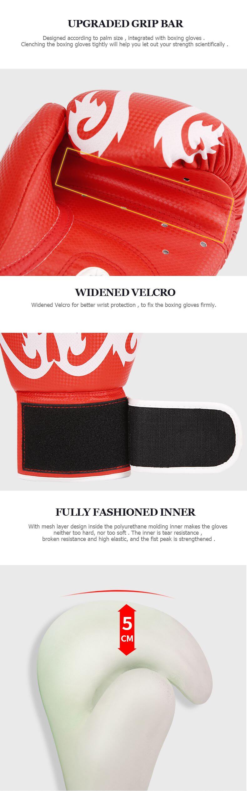 Pro boxningsutbildningshandskar