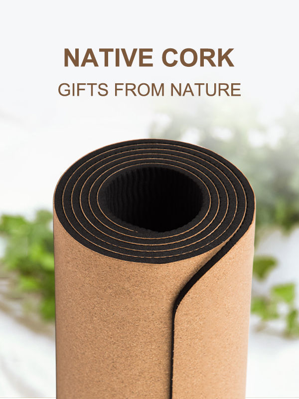 Yogamatta med anpassad logotyp