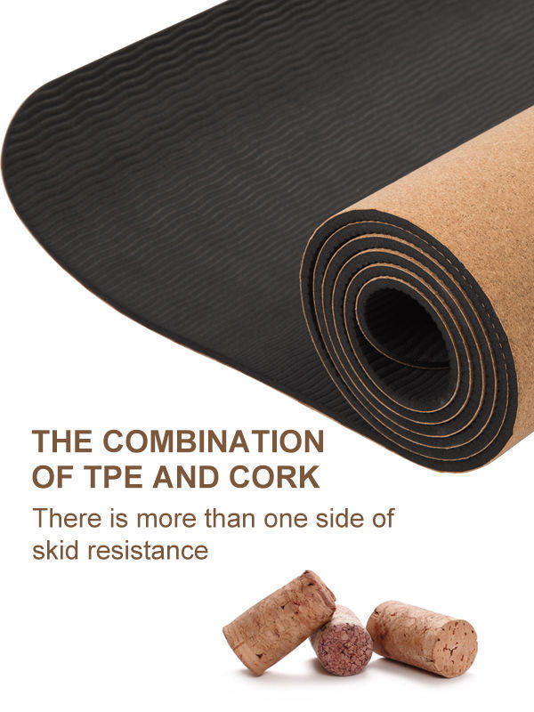 Yogamatta med anpassad logotyp