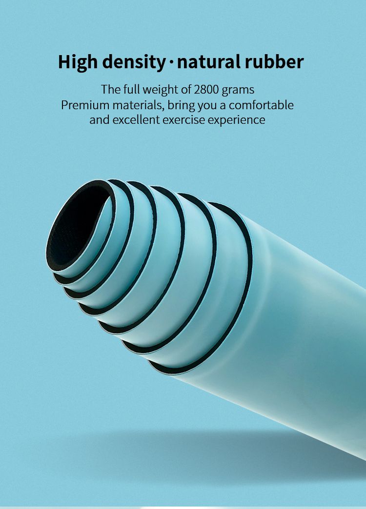 Färgglad naturgummi yogamatta