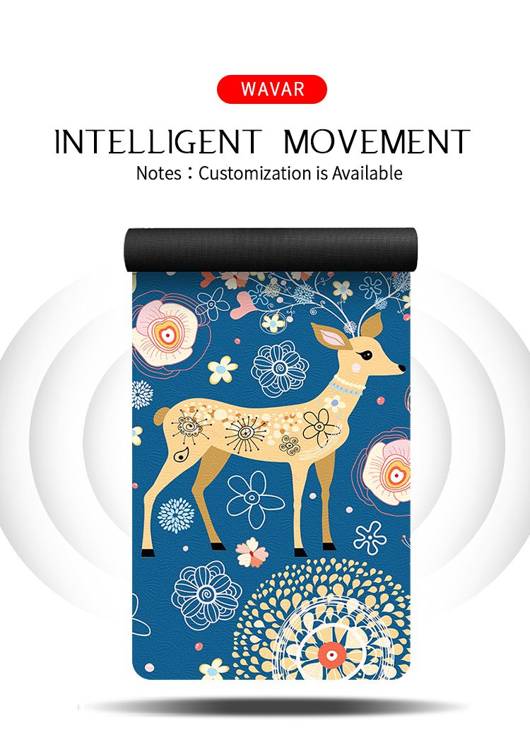 TPE Tryckt yogamatta