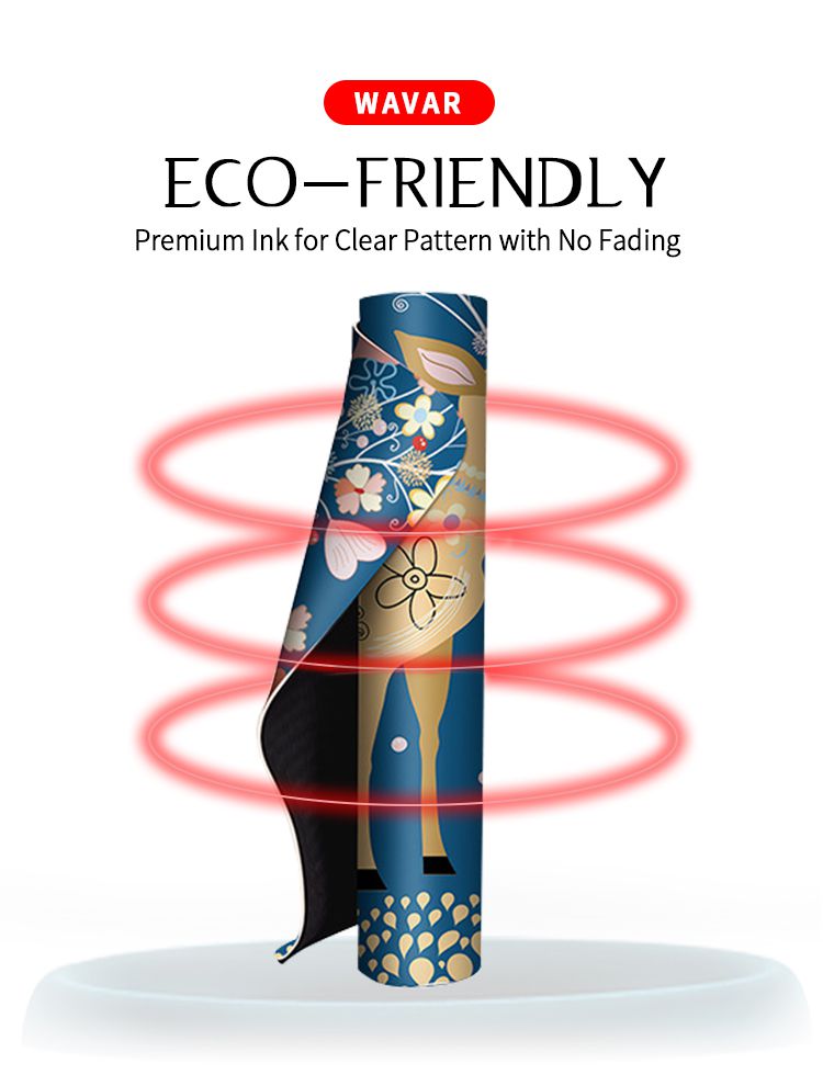 TPE Tryckt yogamatta