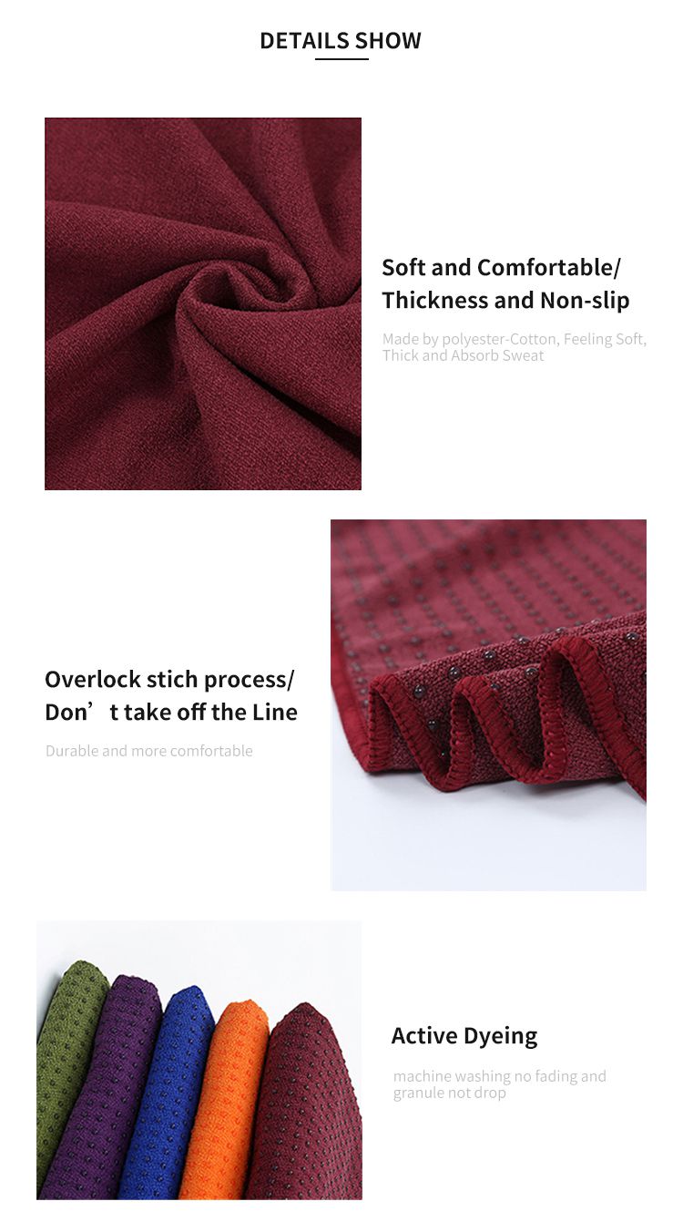 Icke-slip yoga handduk Icke-slip yoga handduk