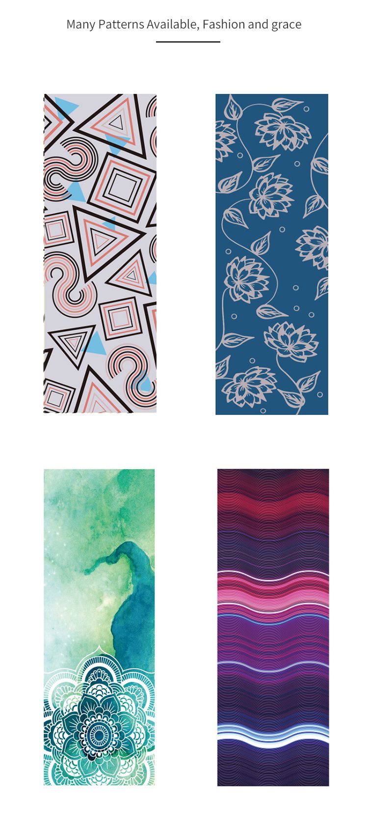 Tryckt yogathandduk Tryckt yogathandduk