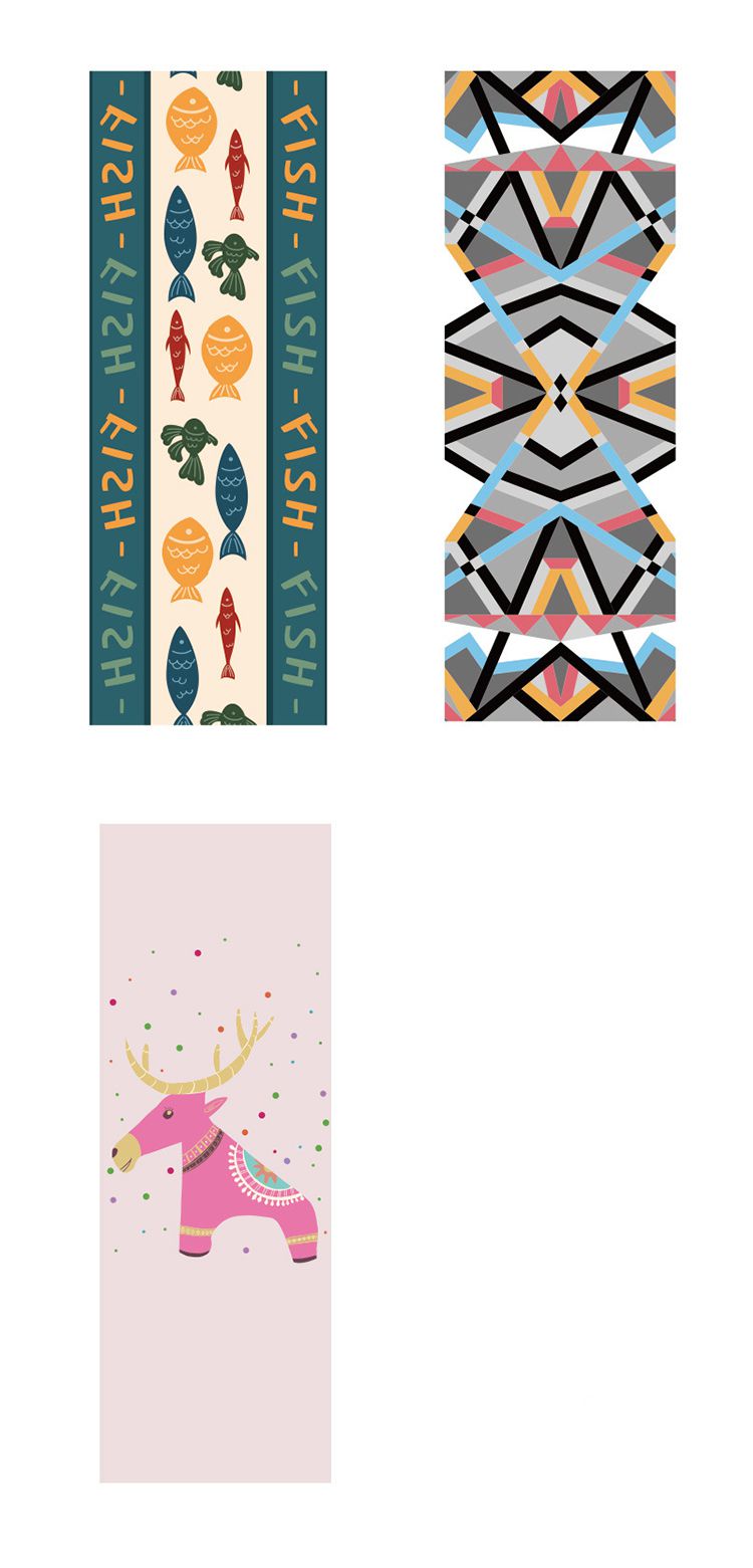 Tryckt yogathandduk Tryckt yogathandduk