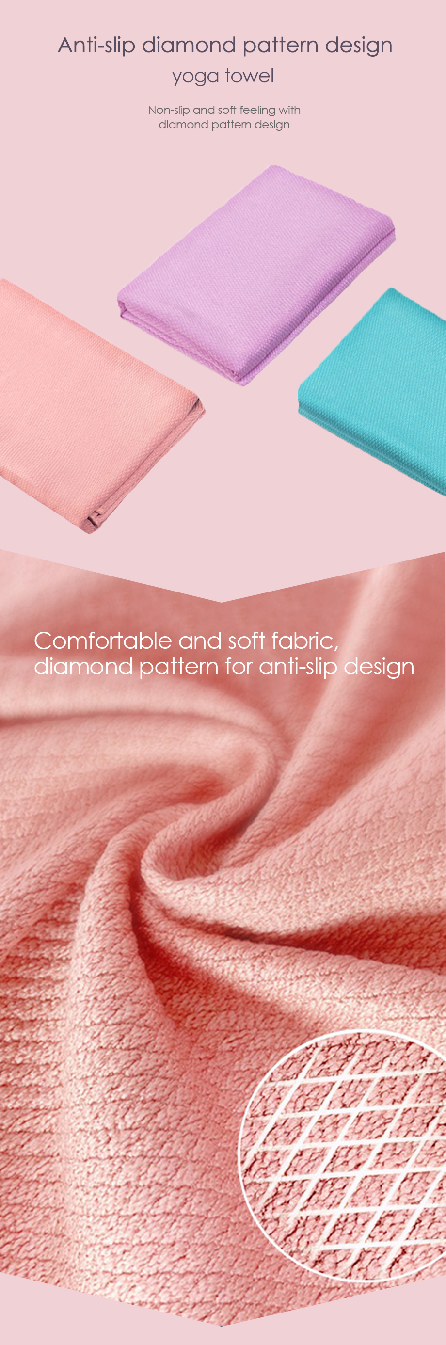 Bekväm yogathandduk Bekväm yogathandduk