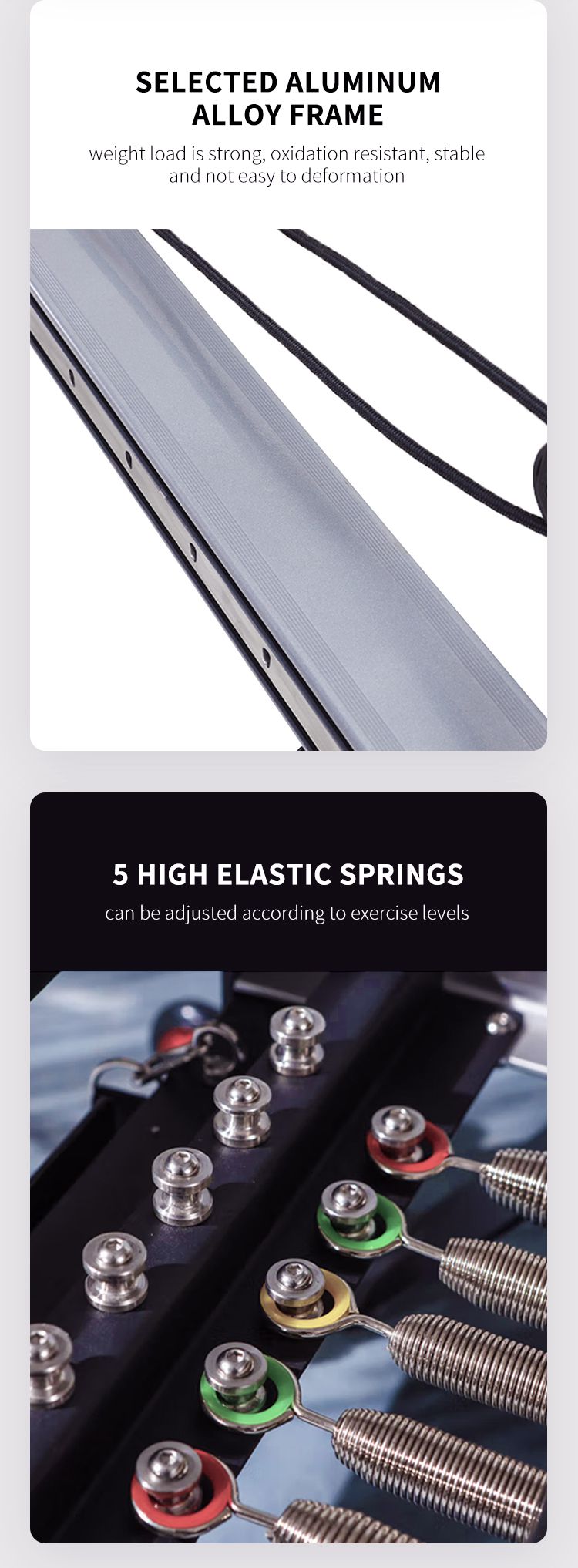 Aluminiumlegering pilates kärnbädd