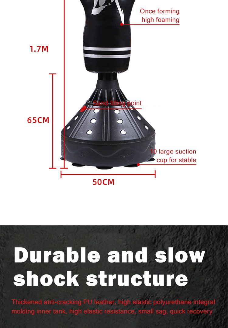 Stående humanoid boxning stansväska