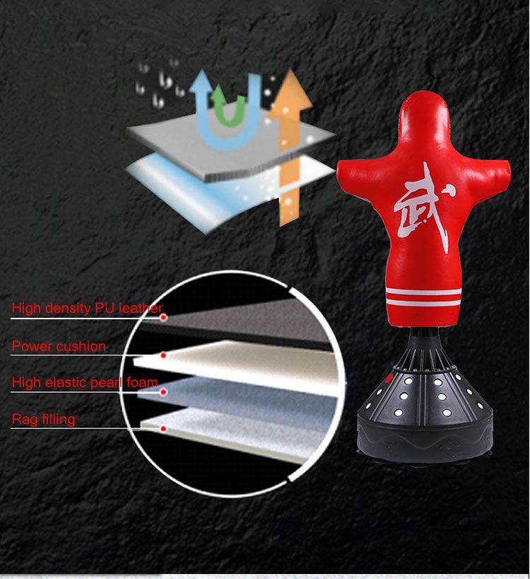 Stående humanoid boxning stansväska