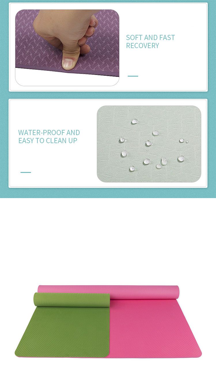 TPE Extra-Large No-Slip Fitness Mat TPE Extra-Large No-Slip Fitness Mat