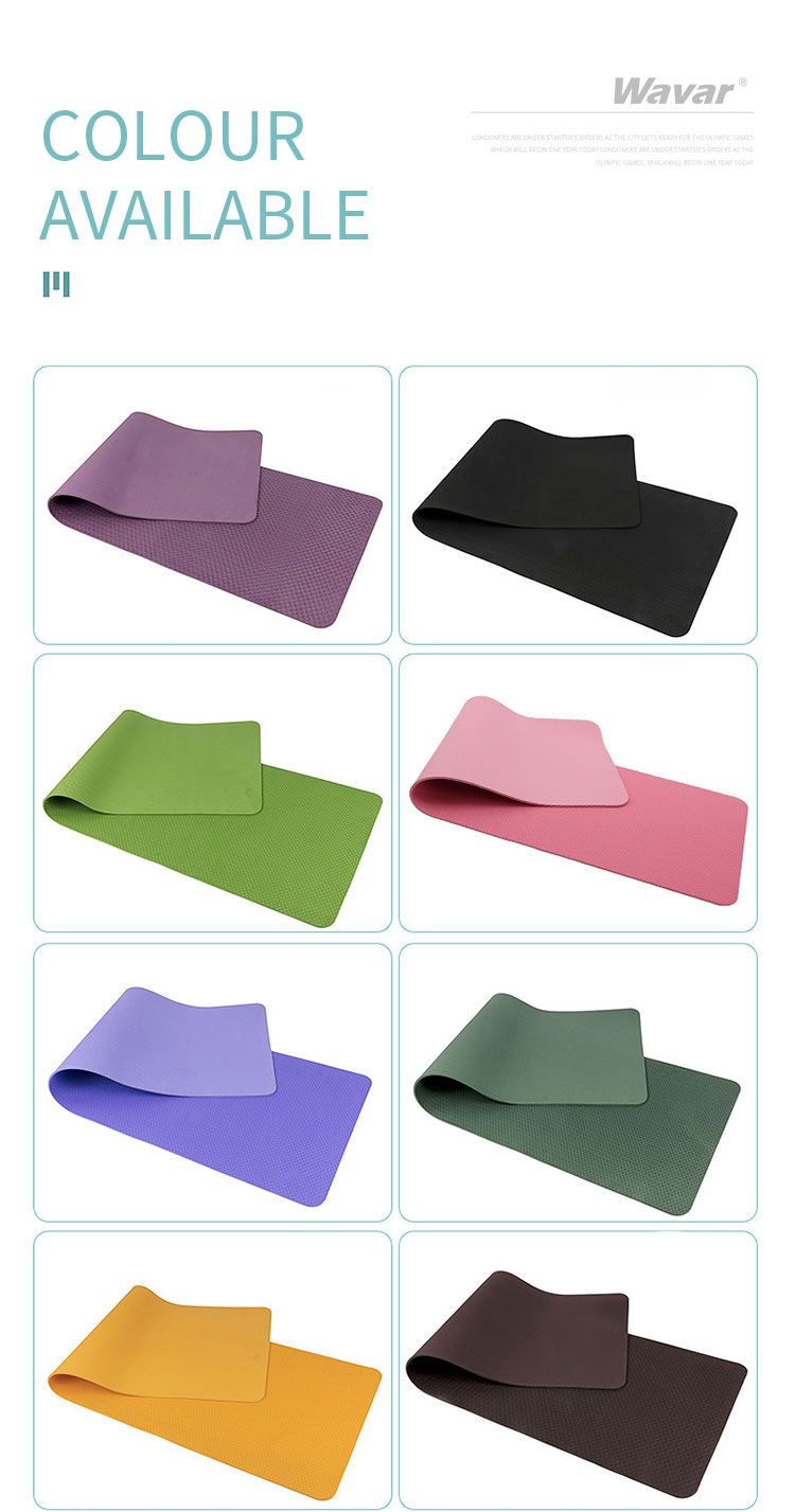 TPE Extra-Large No-Slip Fitness Mat TPE Extra-Large No-Slip Fitness Mat