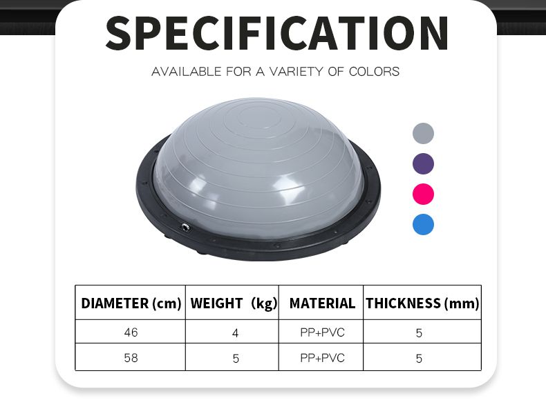 Bosu boll med motståndsband Bosu boll med motståndsband