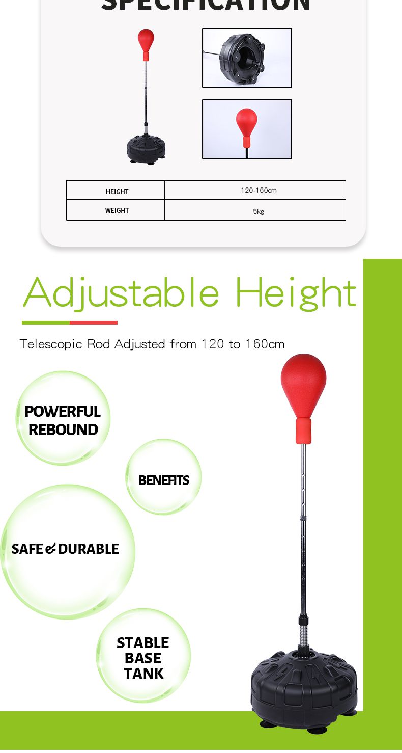 Stående stansväska boxningsreflexväska Stående stansväska boxningsreflexväska