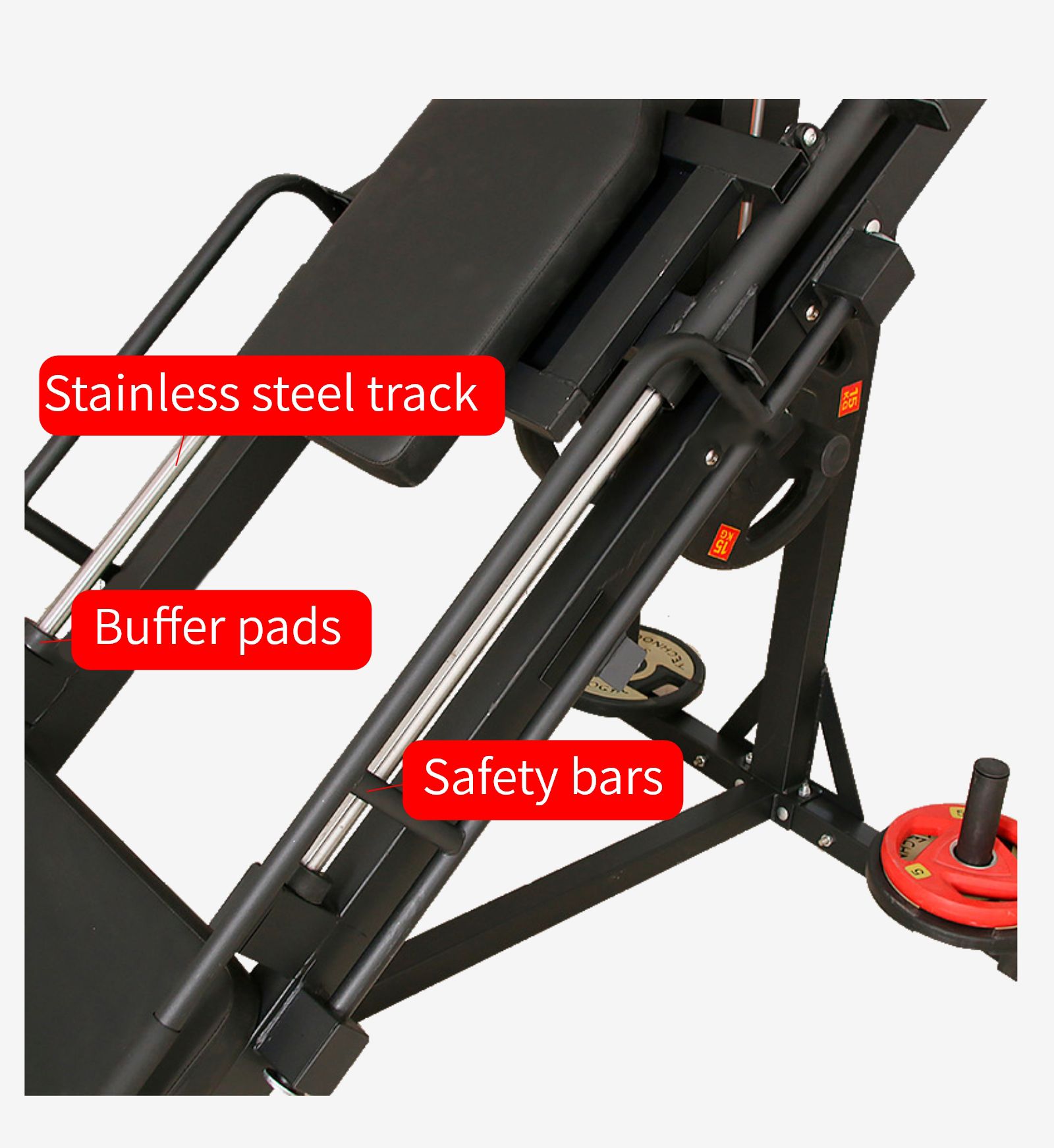 Dubbel funktionell benpressmaskin Dubbel funktionell benpressmaskin