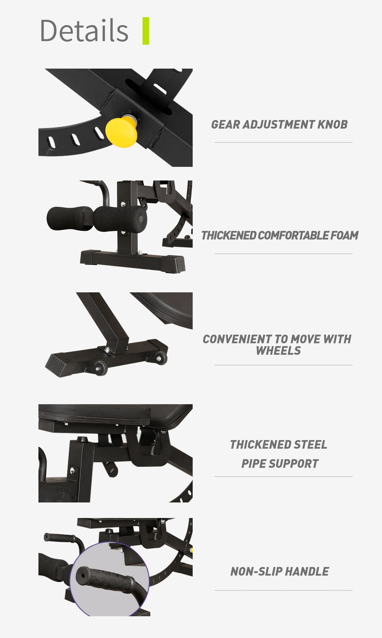 Multifunktionell hantelbänk Multifunktionell hantelbänk