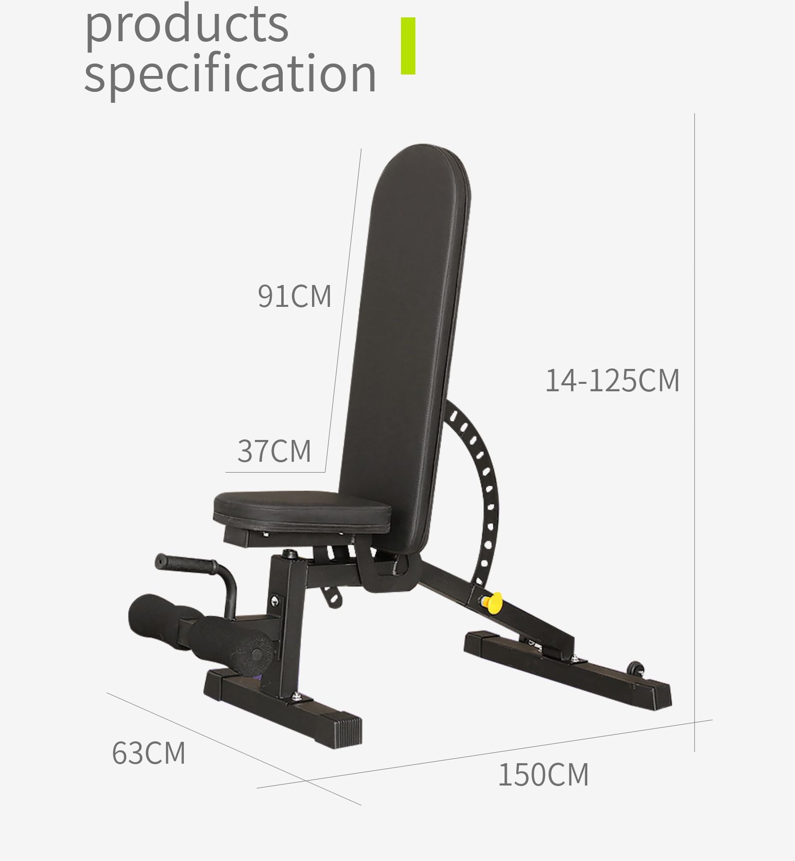Multifunktionell hantelbänk Multifunktionell hantelbänk