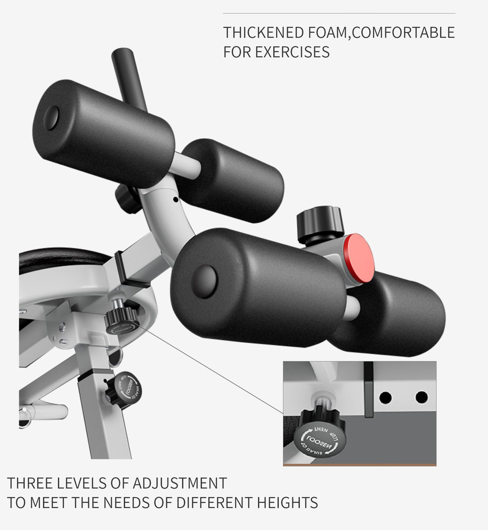 Hushållens multifunktionella sit-up-bräde