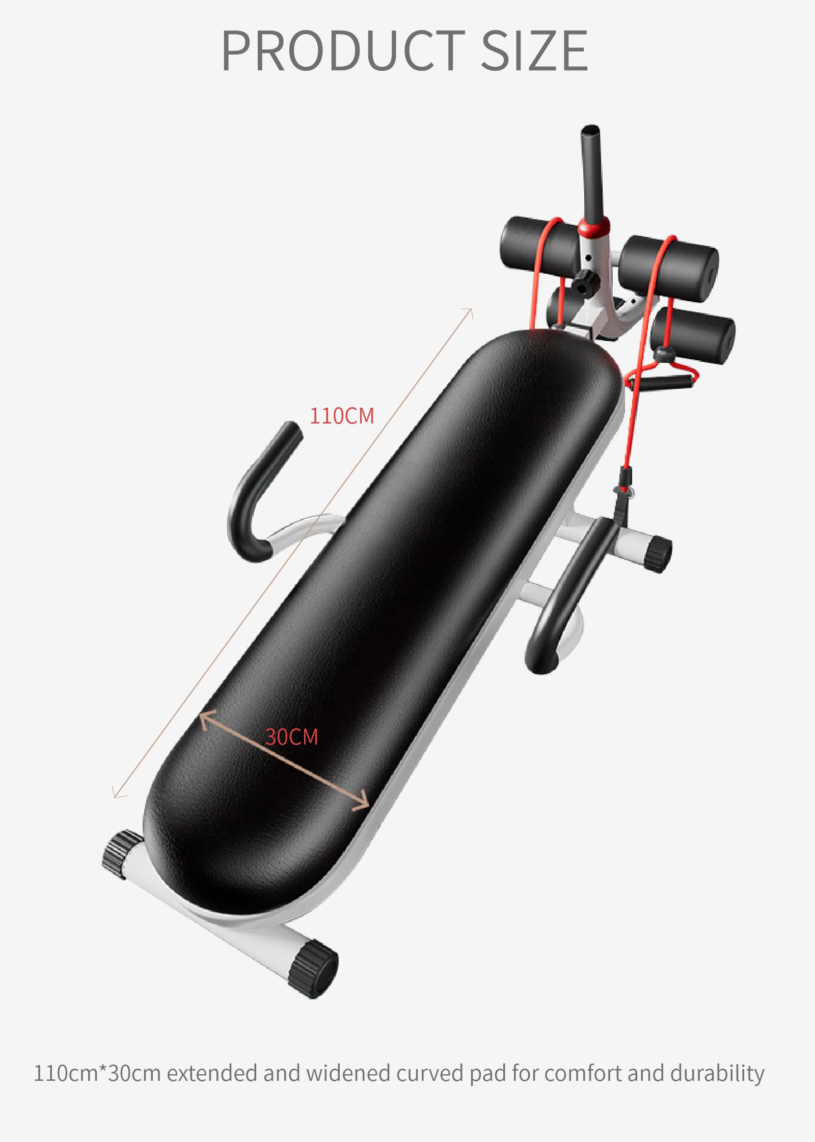 Hushållens multifunktionella sit-up-bräde