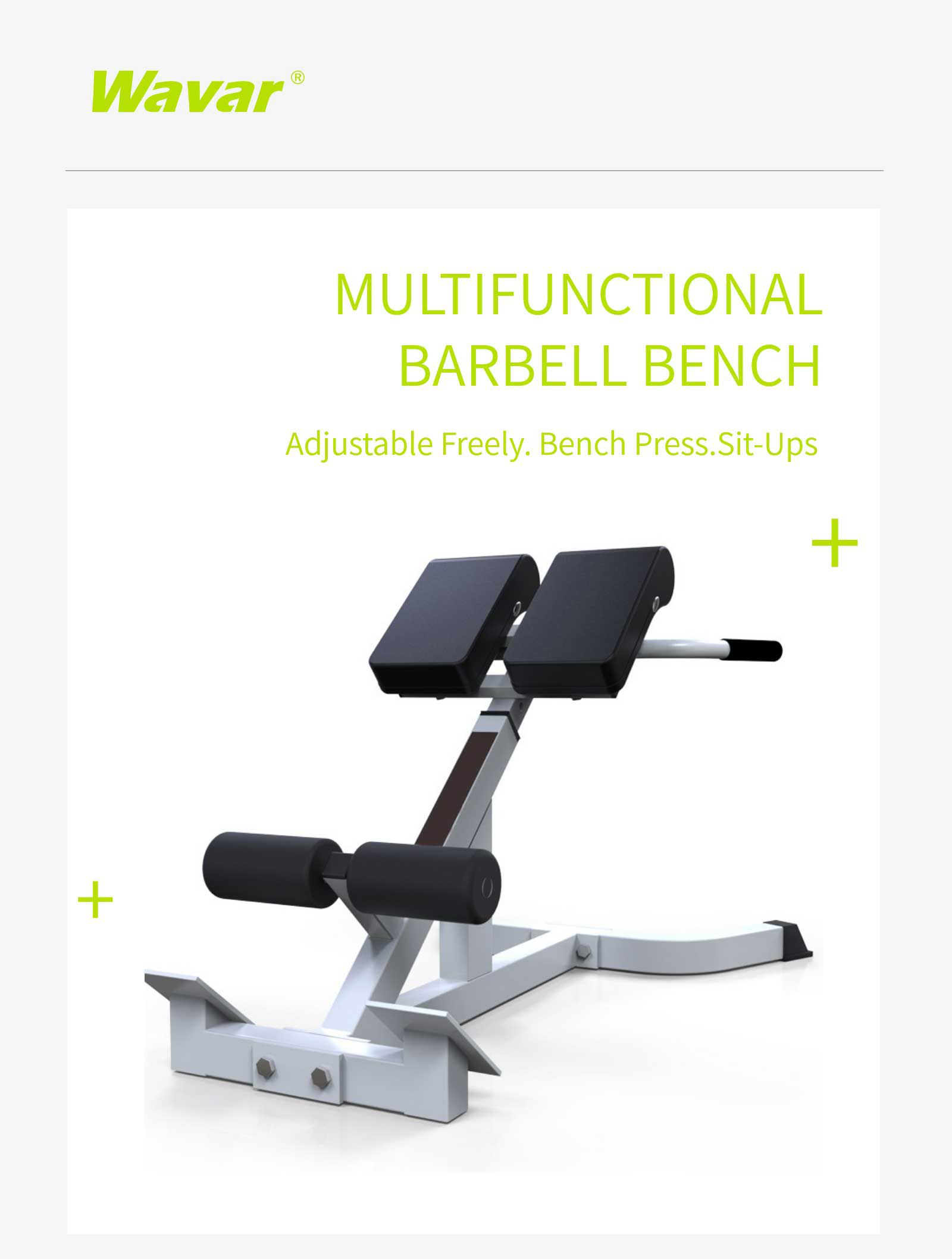 Multifunktionell backförlängningsbänk Multifunktionell backförlängningsbänk