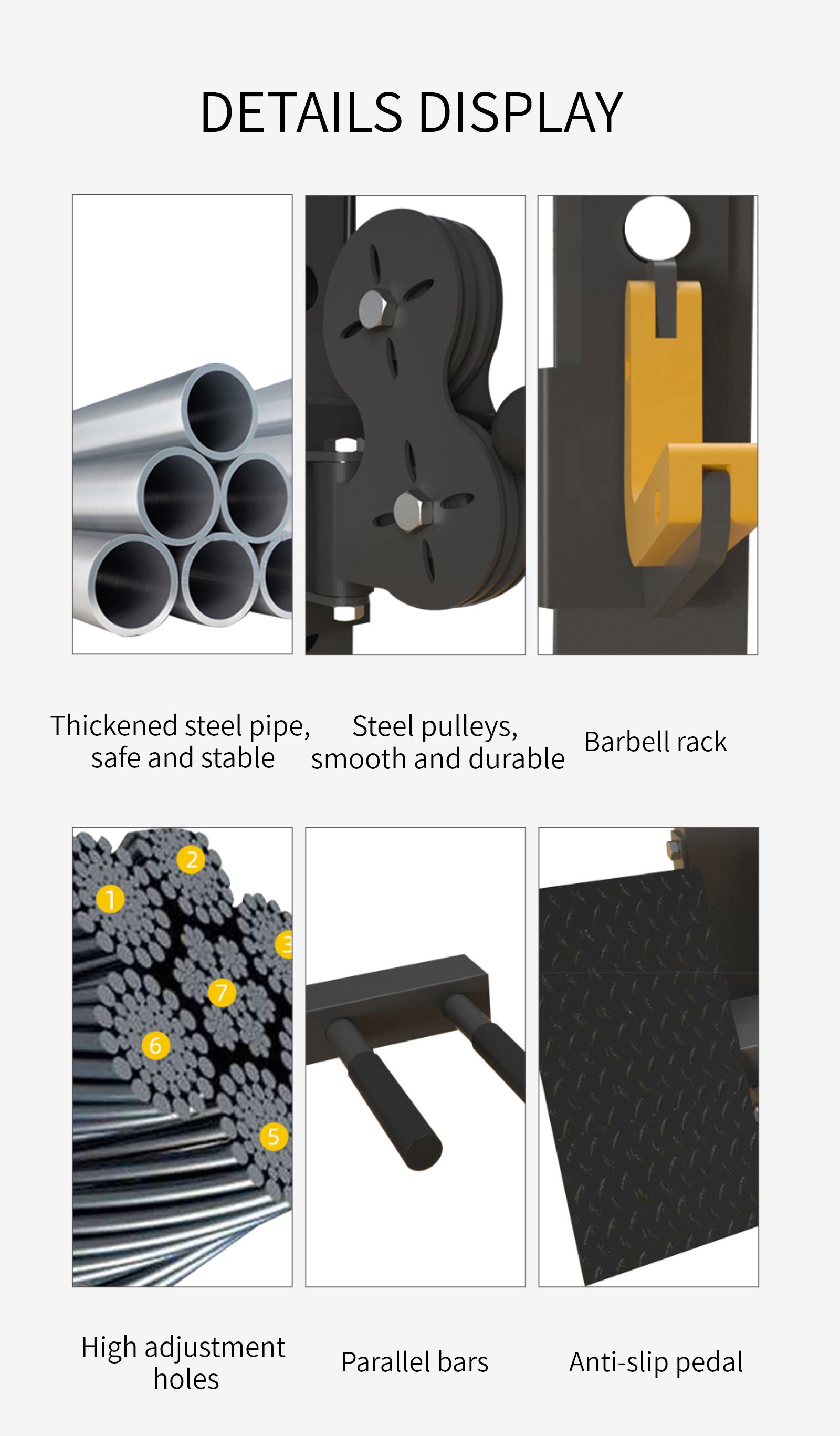 Multifunktionella squats ramskivmaskin Multifunktionella squats ramskivmaskin