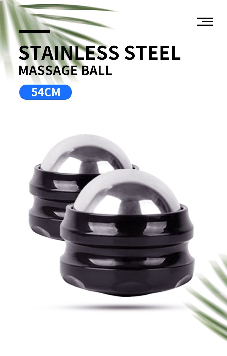 Rostfritt stål kall manuell massageboll Rostfritt stål kall manuell massageboll