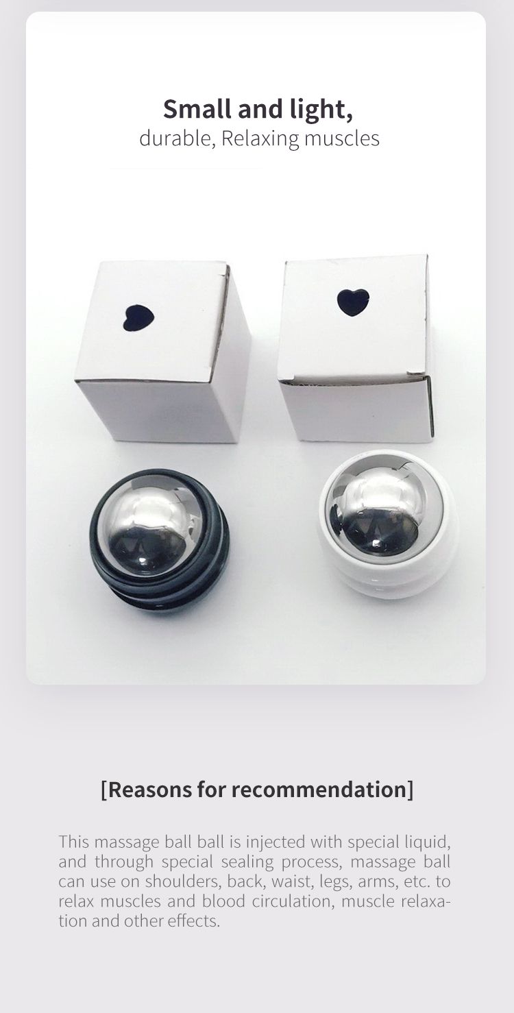Rostfritt stål kall manuell massageboll Rostfritt stål kall manuell massageboll