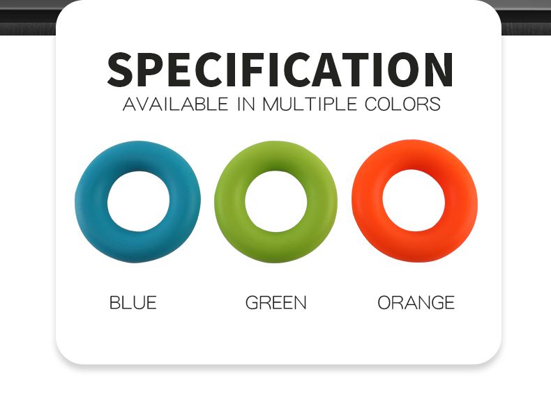 Lätt bär Silicon Rubber Hand Grip Ring Strength Trainer Lätt bär Silicon Rubber Hand Grip Ring Strength Trainer