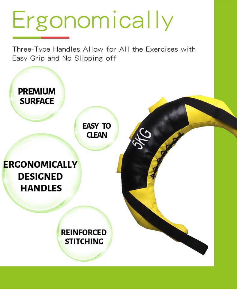 Styrketräning PVC/PU -läder Power Bag