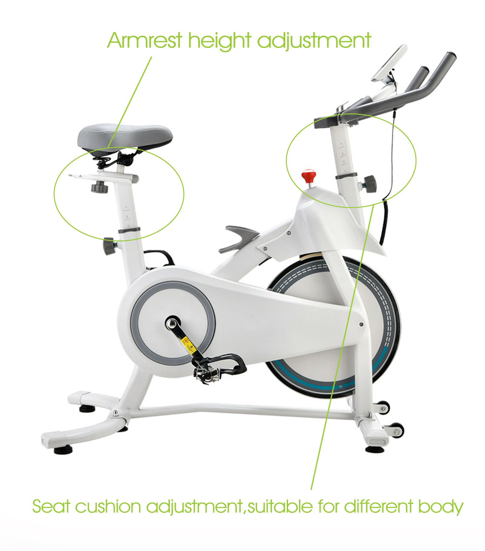 Inomhus aerob träningscykelcykel Inomhus aerob träningscykelcykel
