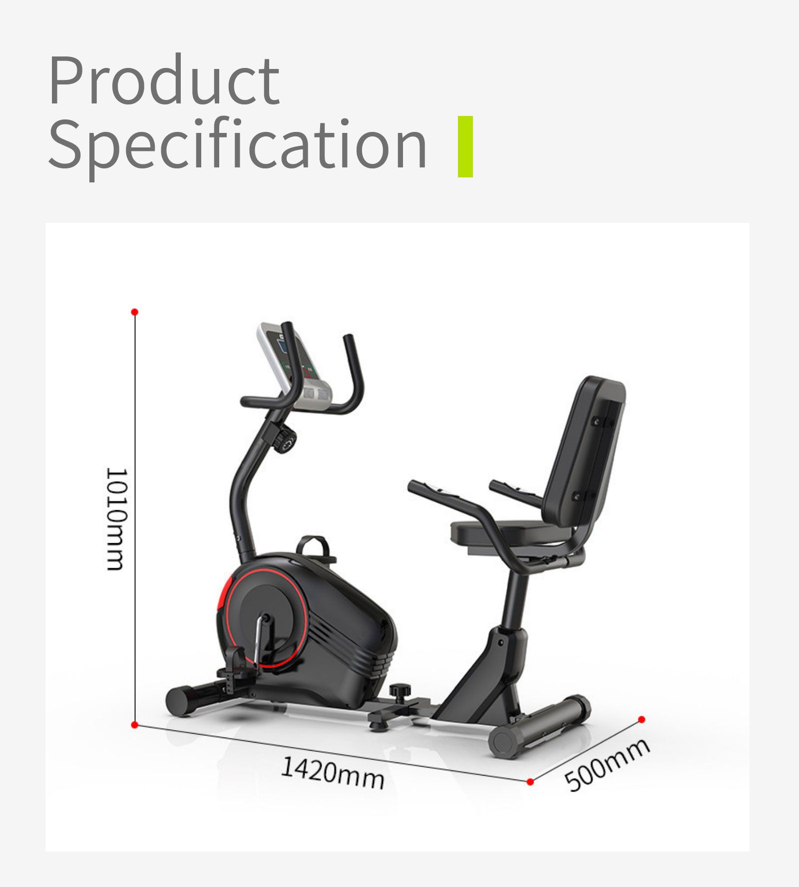 Liggande träningscykel Liggande träningscykel