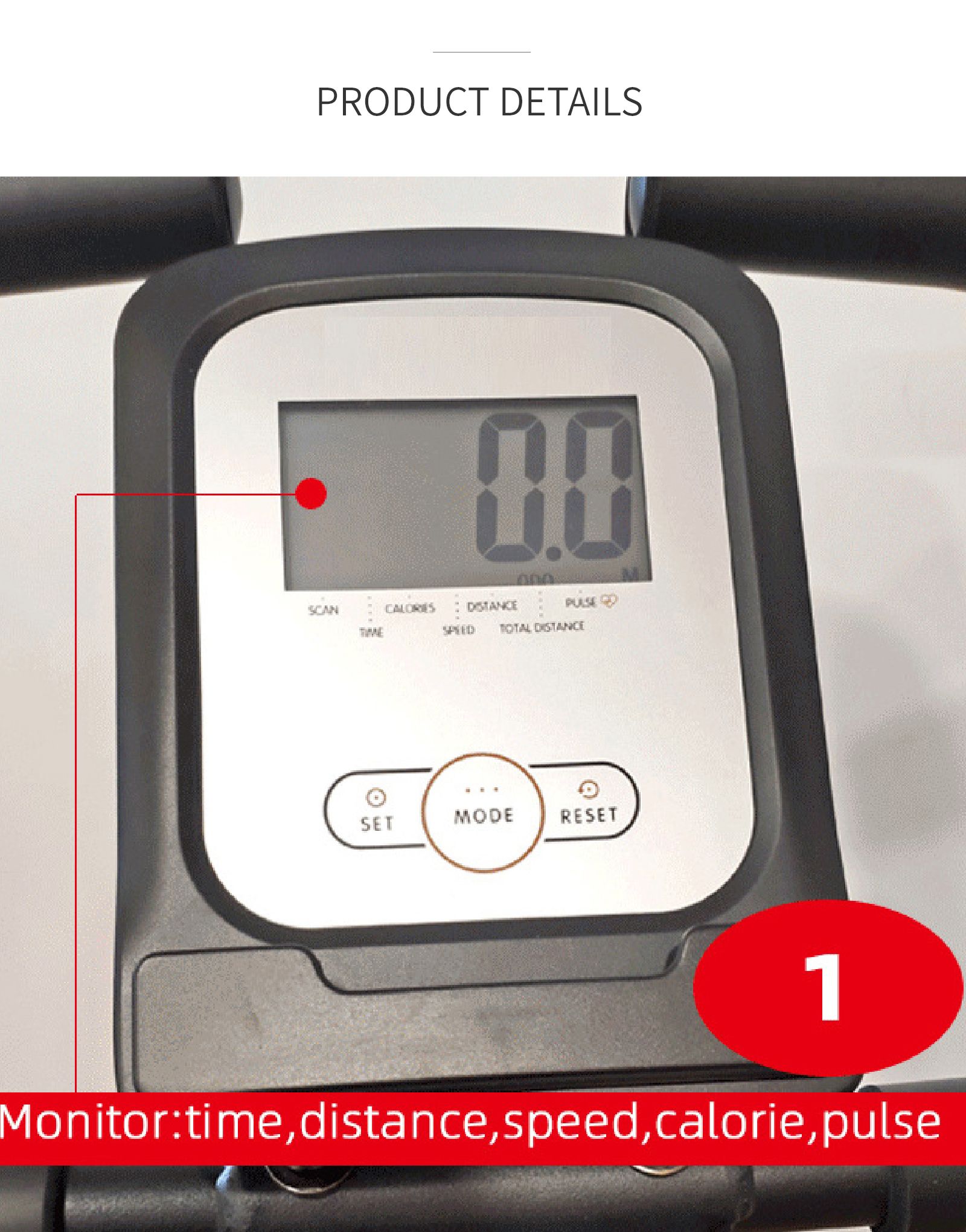 Fällbar träningscykel