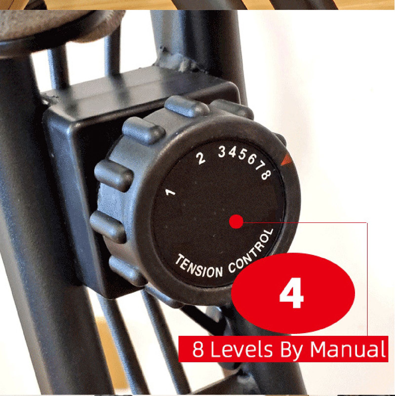 Fällbar träningscykel