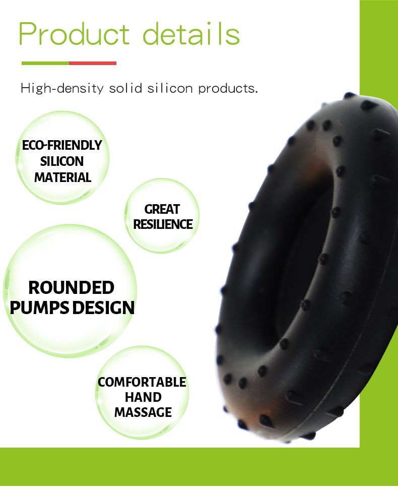 Gummi tennikoit handgrepptränare ring