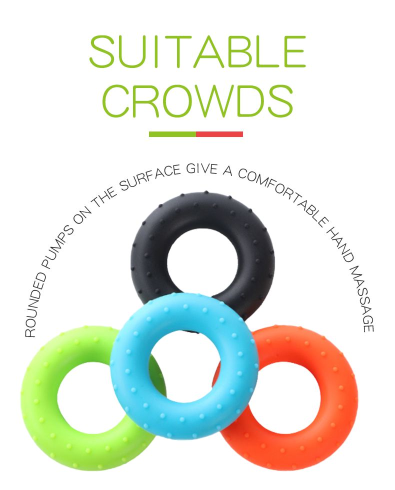 Gummi tennikoit handgrepptränare ring