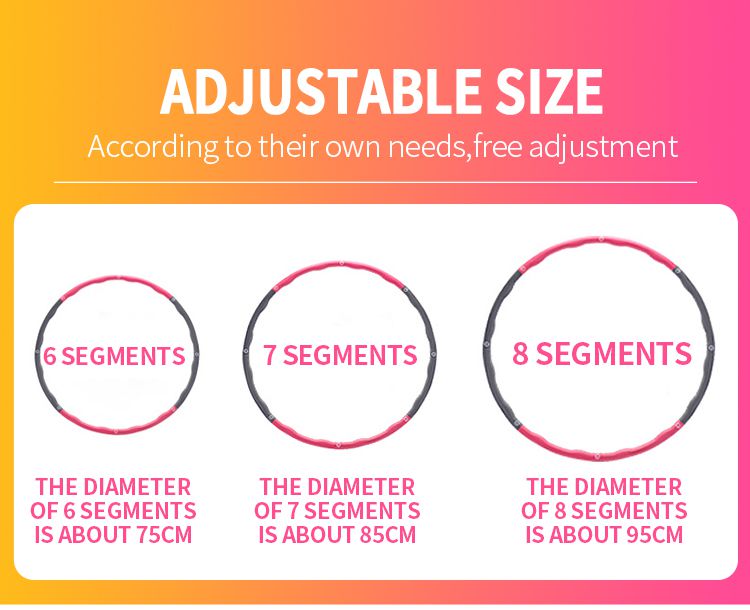 PVC skummad bomull av löstagbar hula båge