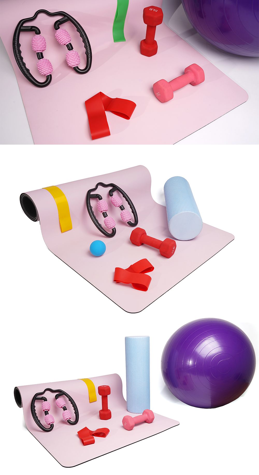 PU YOGA MAT Stretching Kit