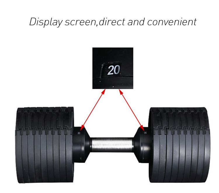 Gjutjärn justerbar hantel Gjutjärn justerbar hantel