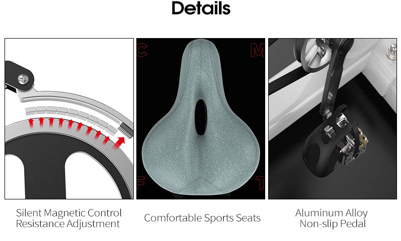 Magnetisk träningscykel med dubbla Magnetisk träningscykel med dubbla