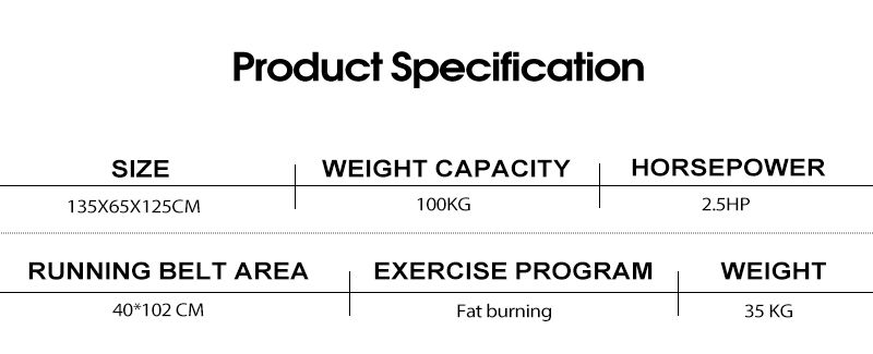 Inomhus fällbar bluetooth motoriserad löpband