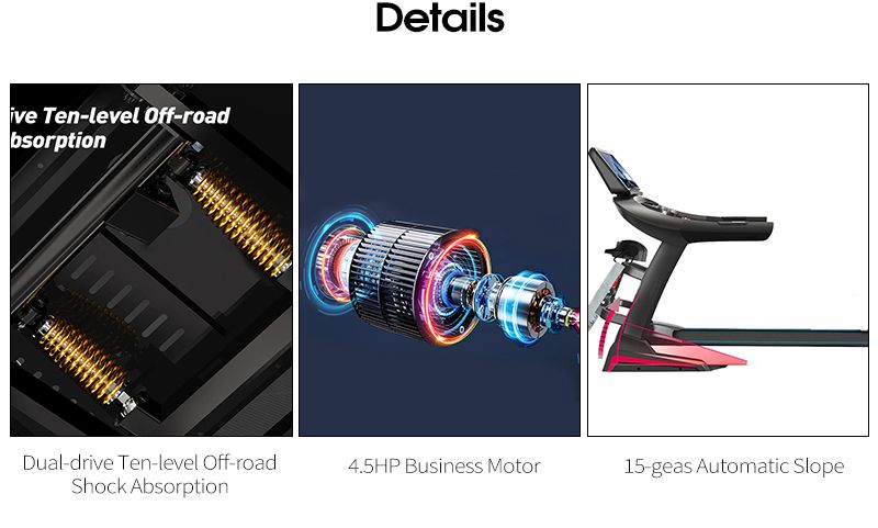 Inomhus multifunktionell kommersiell löpband